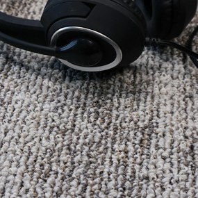Spoltex, Metrážny koberec Ocean 83290 Beige, na mieru, šíře 4m, béžová, filc, obývacia izba