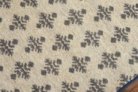 Mujkoberec Original, Ručne tkaný voňavý kusový koberec Vetiver 04, 120x170, béžová, exteriér