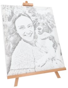 Gario Bodkovanie Vybodkuj si svoju fotku! Rozmery: 40 x 60 cm, Rámovanie: S vnútorným rámom, Farba bodiek: Modrá