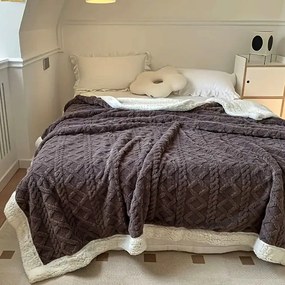 Hrejivá barančeková deka Homa REDDEA TAUPE