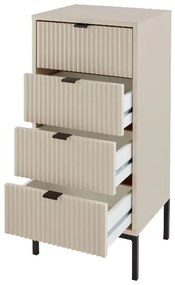 Livarno home Komoda so 4 zásuvkami, 40 x 33 x 84,9 cm  (100385818)