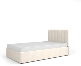 Manželská posteľ 120 cm Mossana MO12 (béžová) (s roštom) (s úl. priestorom). Akcia -19%. Vlastná spoľahlivá doprava až k Vám domov. 1096821