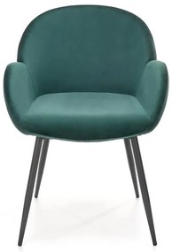 Halmar Jedálenská stolička K480, tmavozelená