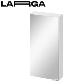 Cersanit Larga, závesná zrkadlová skrinka 80x40x16 cm, biela lesklá, S932-014