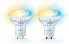 SADA 2x LED Stmievateľná žiarovka PAR16 GU10/4,7W/230V 2700-6500K CRI 90 Wi-Fi-WiZ
