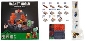 Toybit Magnetická stavebnica Minecraft Danger svietiaca 101ks