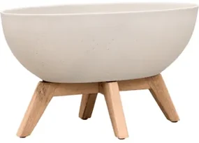 Refined Retro with feet Douglas S natural white 60x26x34 cm