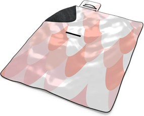 Sablio Plážová deka Ružové oblúčiky: 200x140 cm