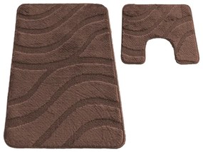 Sada kúpeľňových koberčekov Montana Symphony Brown