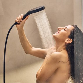 Hansgrohe Designflex, textilná sprchová hadica 2000 mm, čierna matná, HAN-28230670