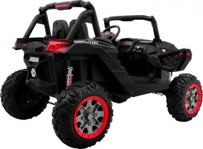 Ramiz Detský kočík SuperStar Čierna + MP4 + pohon 4x4 + diaľkové ovládanie + batožinový priestor + LED dióda + zámok dverí