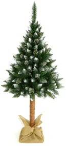 Vianočný stromček na pni Christee 5 180 cm - zelená / biela