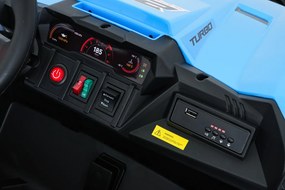 Ramiz Elektrická bugina TURBO 23 pre deti modrá