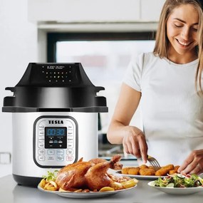 TESLA EliteCook tlakový hrniec a fritéza 6 l 1500W/230V Wi-Fi