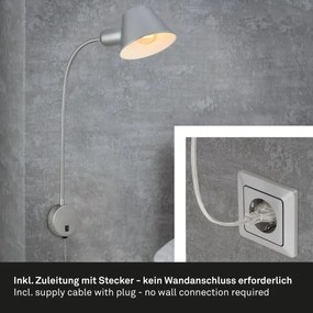 Briloner 2089-014 - Nástenné svietidlo 1xE27/10W/230V matný chróm