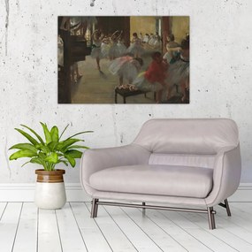 Obraz - Edgar Degas, The Dance Class, reprodukcia (90x60 cm)