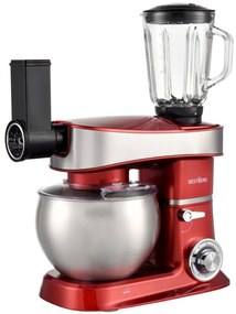 Multifunkčný kuchynský robot BestBerg BBR-2000R / 2000 W / 6 l / 6 rýchlostí / červená