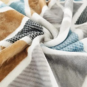 Mikroplyšové obliečky Triangel 200x140cm+90x70cm TiaHome