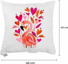 Dekoratívny vankúš Flamingo 40x40 cm EMI