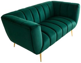 Dizajnová sedačka Nikolai 165 cm smaragdová zelená