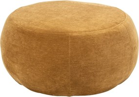 Okrová okrúhla podnožka Luxury - Elegancia a pohodlie pre váš domov – 79*79*38 cm