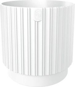 Kvetináč MIKA CYLI  PETIT ECO RECYCLED 140 mm biely*0156