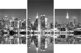 Obraz - New York, čiernobiely (90x60 cm)