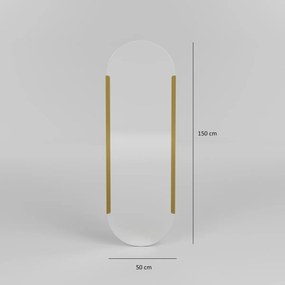 Zrkadlo Caprice Gold 50 x 150 cm