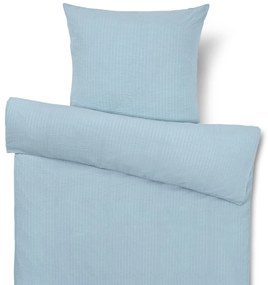 Krepová posteľná bielizeň, svetlomodrá, štandardná veľkosť
