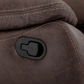 Polohovacie kreslo hnedé TV-4092 BR3