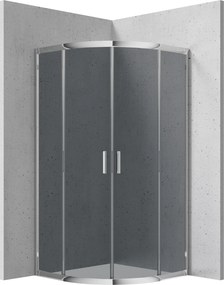 Deante Štvrťkruhový sprchový kút Funkia 80x80 cm - KYP 452K - bez vaničky