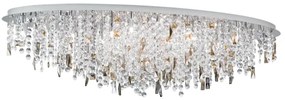 Orion - Krištáľové stropné svietidlo CRYSTALRIVER 21xG9/40W/230V lesklý chróm