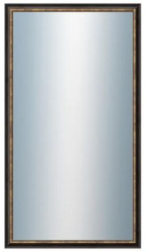 DANTIK - Zrkadlo v rámu, rozmer s rámom 50x90 cm z lišty TRITON čierna (2139)