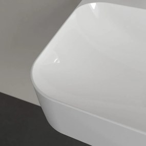 VILLEROY &amp; BOCH Finion závesné umývadlo s otvorom, bez prepadu, 600 x 470 mm, biela alpská, s povrchom CeramicPlus, 416861R1