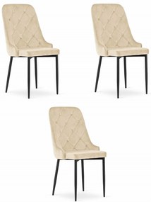 Stolička CAPRI - béžová x 3 9401 71 00 00