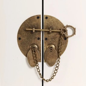 Biela nízka komoda 130x50,5 cm Oriente – Ixia