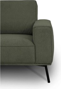 Tmavozelená ženilková rohová pohovka (ľavý roh/do L) Amsterdam – Scandic