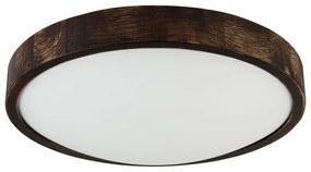 Brilagi - LED stropné svietidlo CARVALHO SLIM SMOKEY LED/36W/230V dub, priemer 37,5 cm