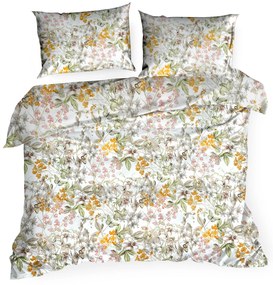 RENFORCÉ OBLIEČKY PAULA 200X220 CM, 2 KS 70X80 CM KVETY