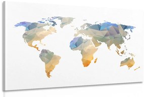 Obraz polygonálna mapa sveta
