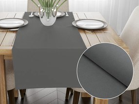 Biante Dekoračný behúň na stôl BKU-119 Antracitovo sivý 20x120 cm