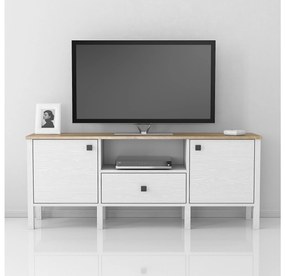 TV stolík/skrinka Franc 24 (biele drevo). Vlastná spoľahlivá doprava až k Vám domov. 1107892