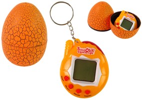 LEAN TOYS Elektronická hra Tamagotchi Pet vo vajíčku - oranžová