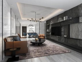 Koberec Agnella Isfahan Estera Antracit