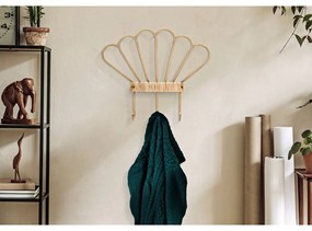 Kovový nástenný vešiak v prírodnej farbe Panama - Mauro Ferretti
