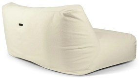 Krémový sedací vak z textílie buklé Sofa Tube 190 – SLOWDOWN