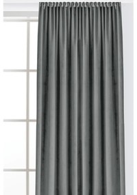 Sivý zamatový dimout záves 200x250 cm Velto – Filumi