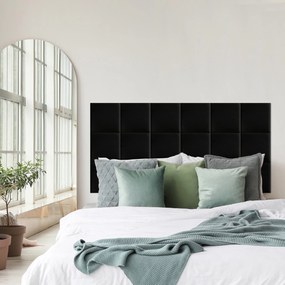 Zástena za posteľ - Štvorec - 30x30cm Farba: Čierna, Rozmer: 30x30