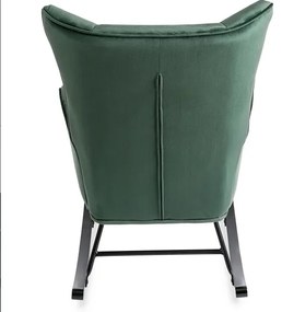 Kreslo ANTONIO hojdacie, zelené
