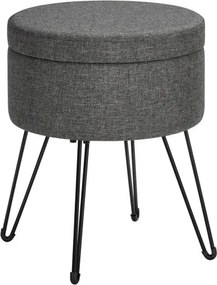 Taburetka s vekom LOM002G02 sivá